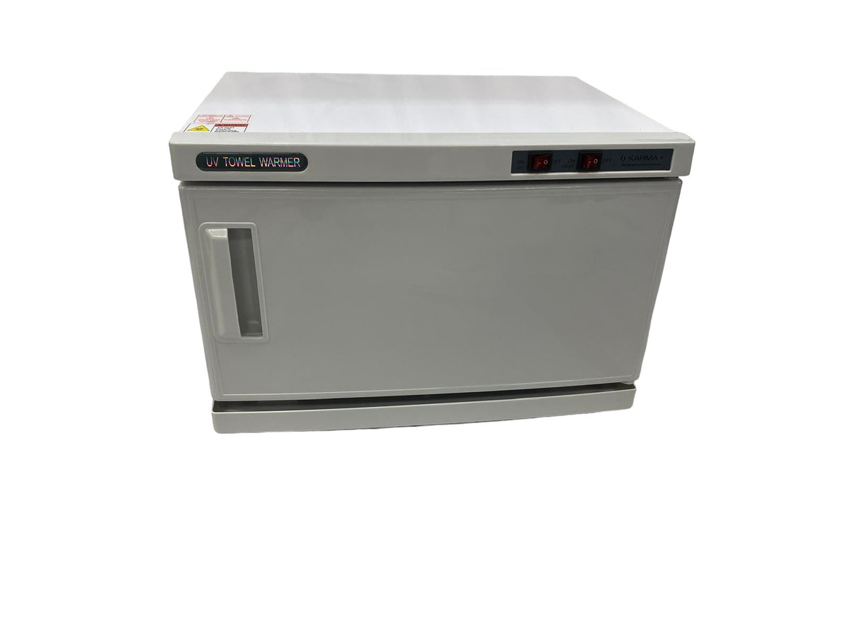 Karma UV Salon Single Door Hot Towel Warmer White 18L 01010418
