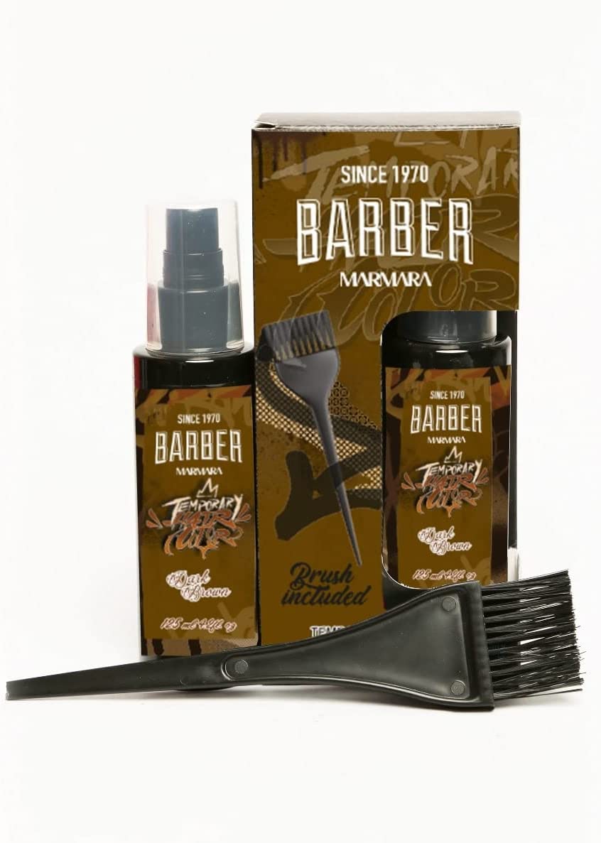Marmara Barber Temporary Hair Colour Dark Brown 125ml