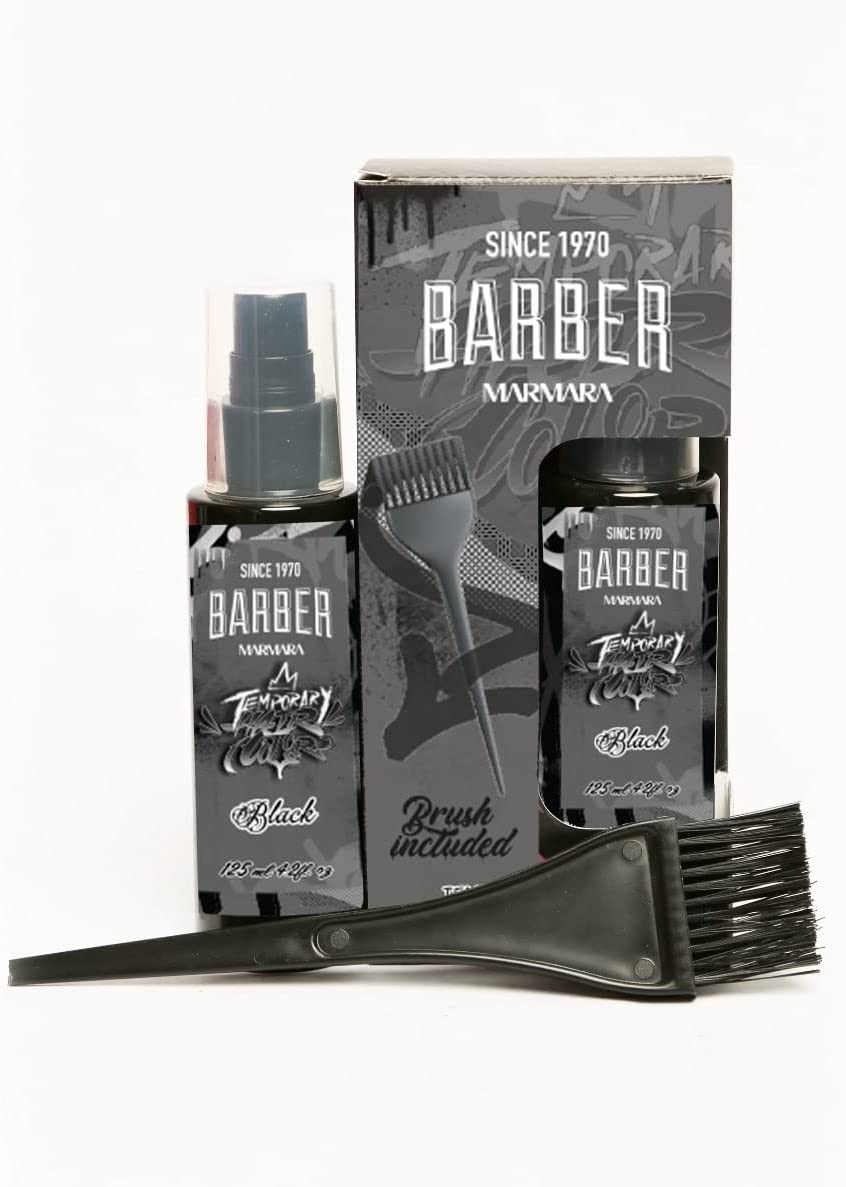 Marmara Barber Temporary Hair Colour Black 125ml