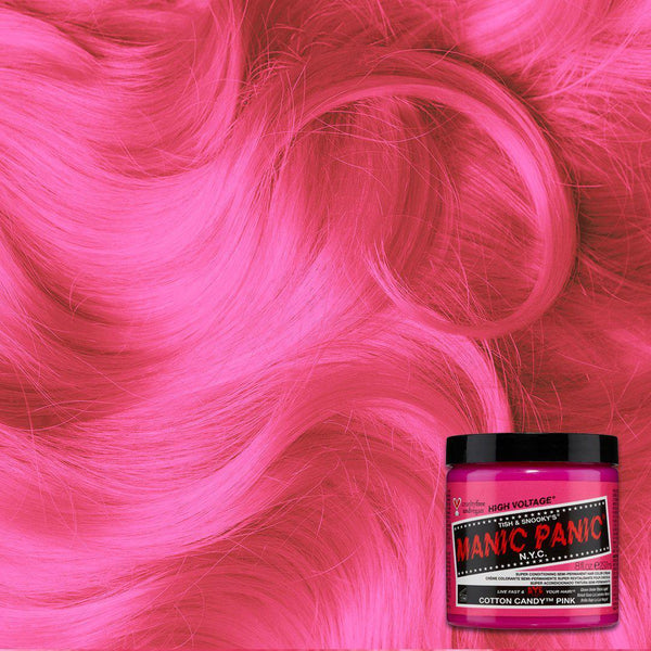 Manic Panic Cotton Candy 118ml High Voltage Classic Cream Formula Hair Color by Manic Panic