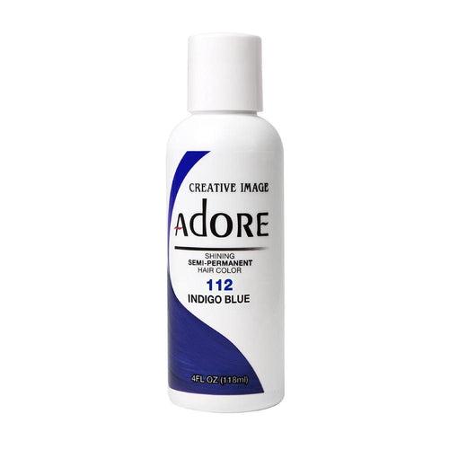 Adore Semi Permanent Hair Colour No. 112 Indigo Blue 118ml by Adore
