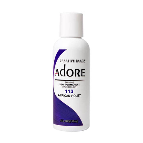 Adore Semi Permanent Hair Colour No. 113 African Violet 118ml by Adore