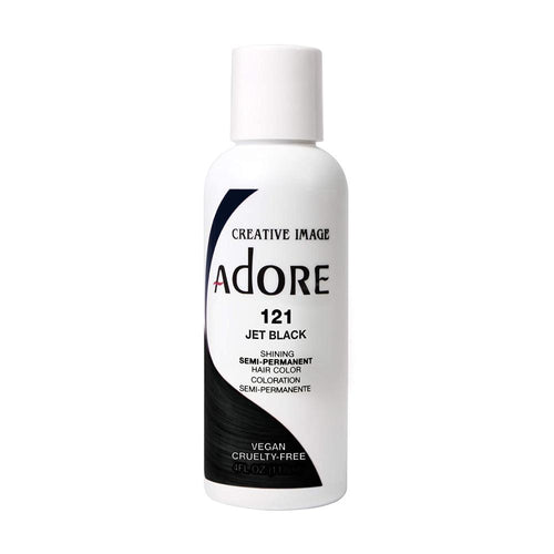 Adore Semi Permanent Hair Colour No. 121 Jet Black 118ml by Adore