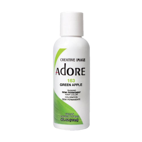 Adore Semi Permanent Hair Colour No. 163 Green Apple 118ml by Adore