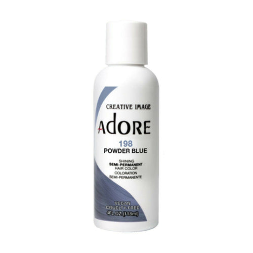Adore Semi Permanent Hair Colour No. 198 Powder Blue 118ml by Adore