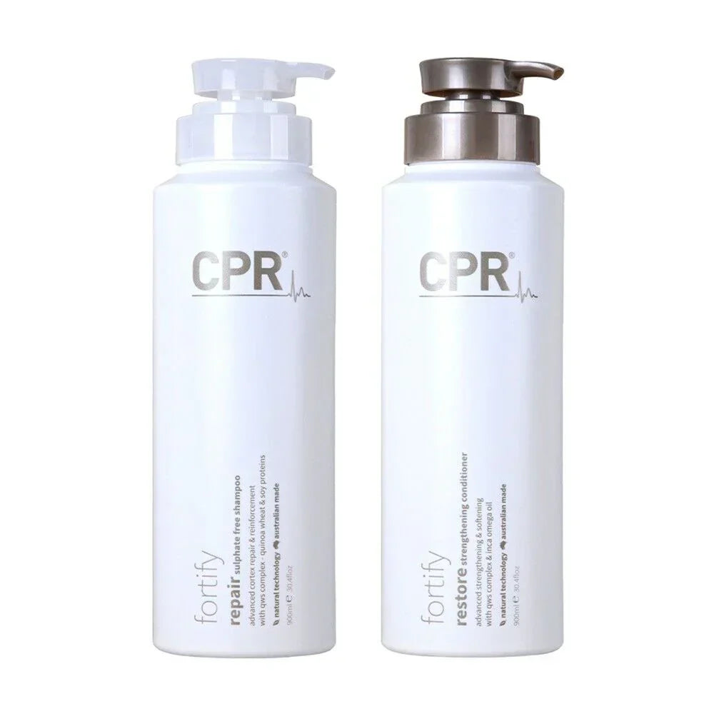 CPR Fortify Repair Shampoo and Restore Strengthening Conditioner 900ml Duo Pack