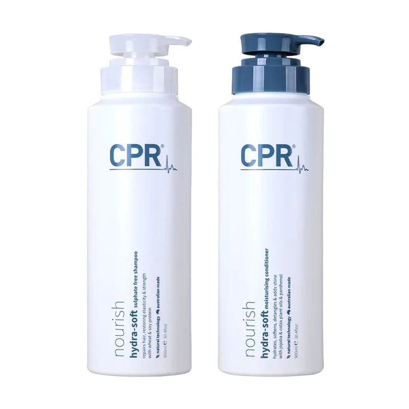 CPR Nourish Hydra-soft Shampoo and Conditioner 900ml Duo Pack