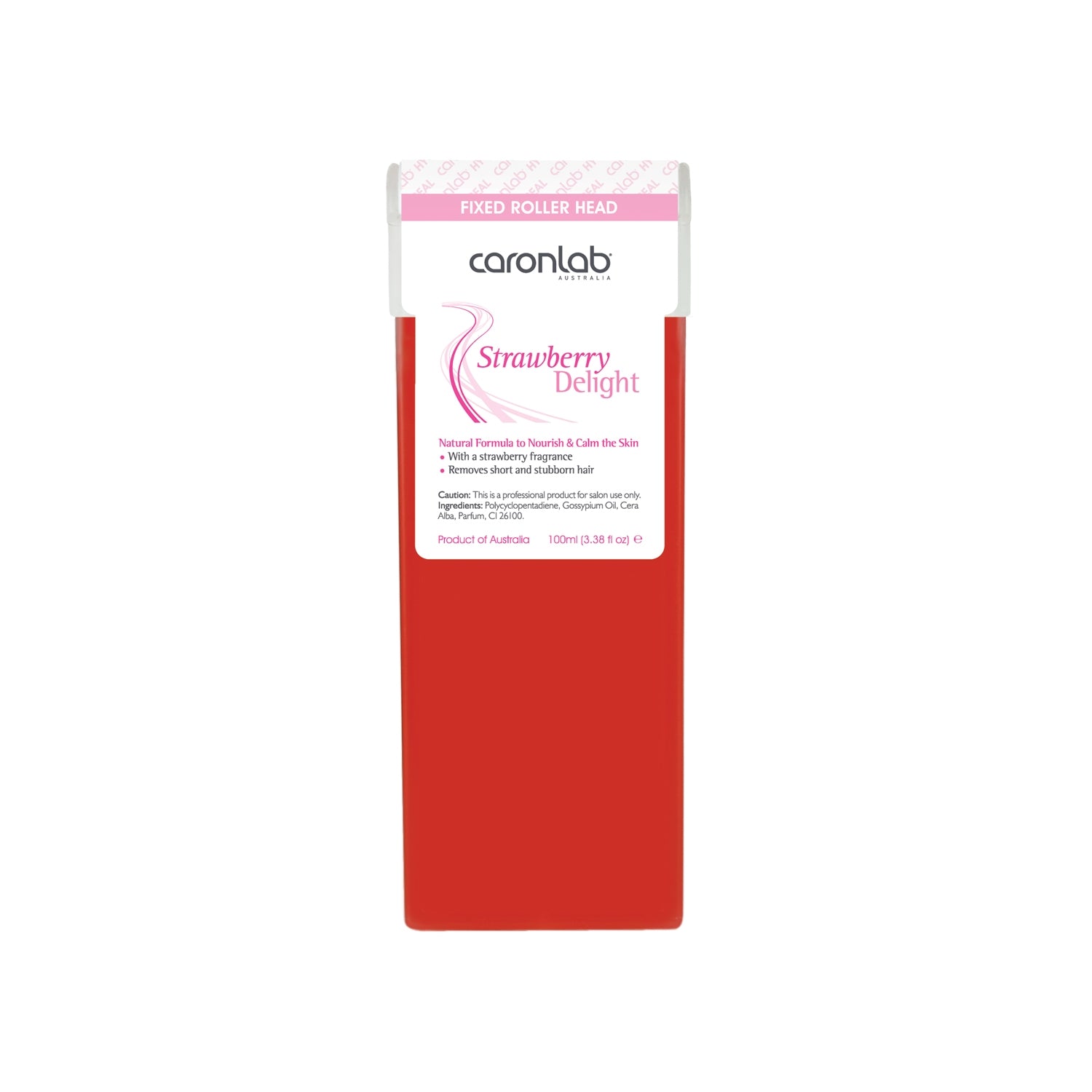 Caronlab Strip Wax Cartridge Strawberry Delight 100g