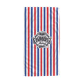 Deyaz Premium Salon Towel Barber King Red & Blue Stripe