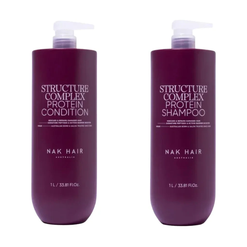 NAK Signature Structure Complex Shampoo and Conditioner 1L Duo