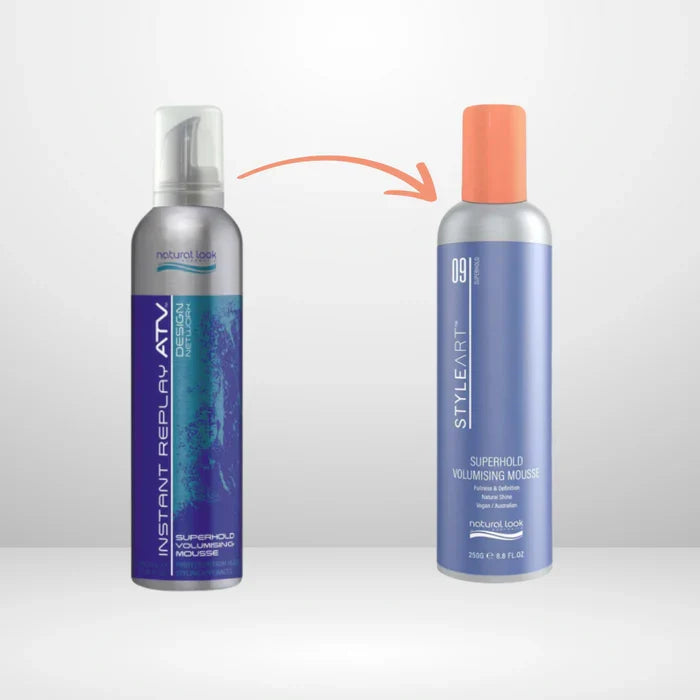 Natural Look Styleart Superhold Volumising Mousse 250g
