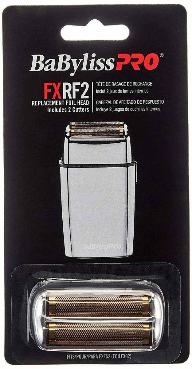 BaByliss PRO Silver FoilFX Shaver Replacement Foil Head with Cutter FXRF2