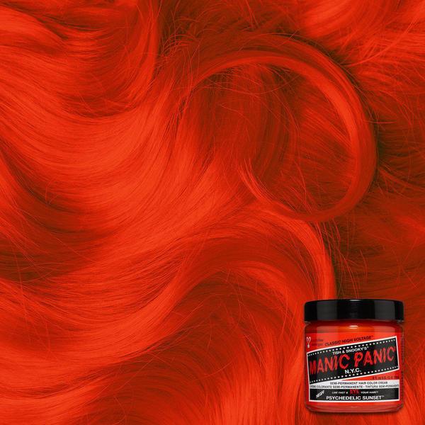 Manic Panic Psychedelic Sunset 118ml High Voltage Classic Cream Formula Hair Color by Manic Panic