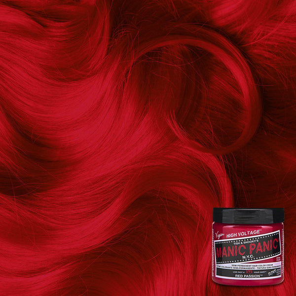 Manic Panic Red Passion 118ml High Voltage Classic Cream Formula Hair Color by Manic Panic