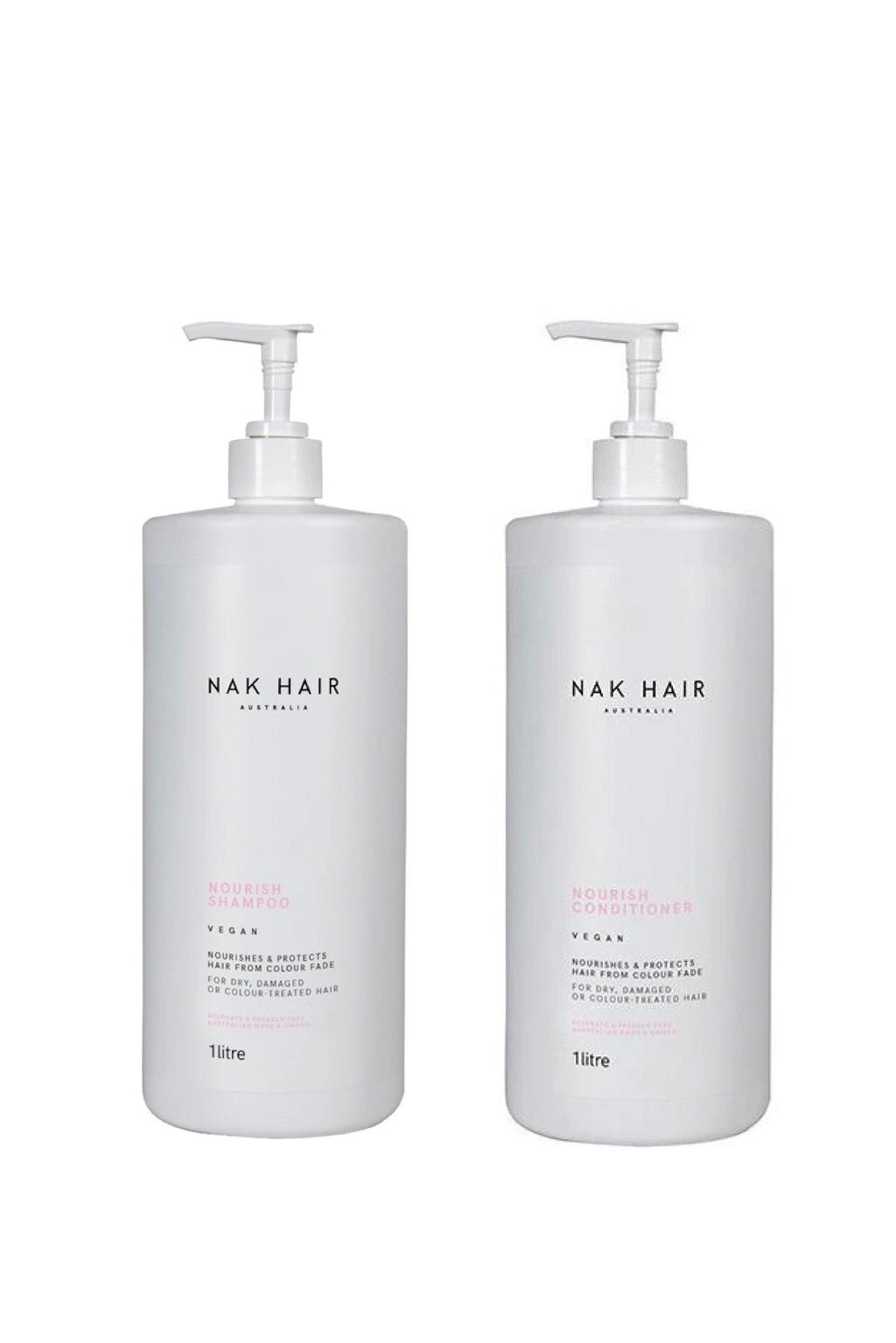NAK Signature Nourish Shampoo & Conditioner 1L Duo