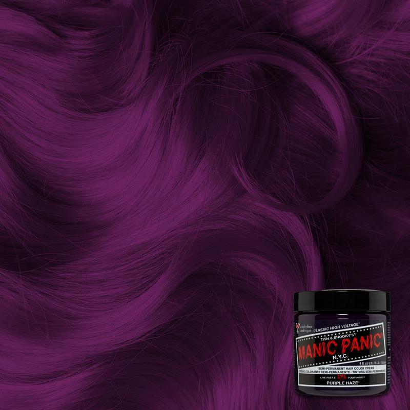 Manic Panic Purple Haze 118ml High Voltage Classic Cream Formula Hair Color by Manic Panic